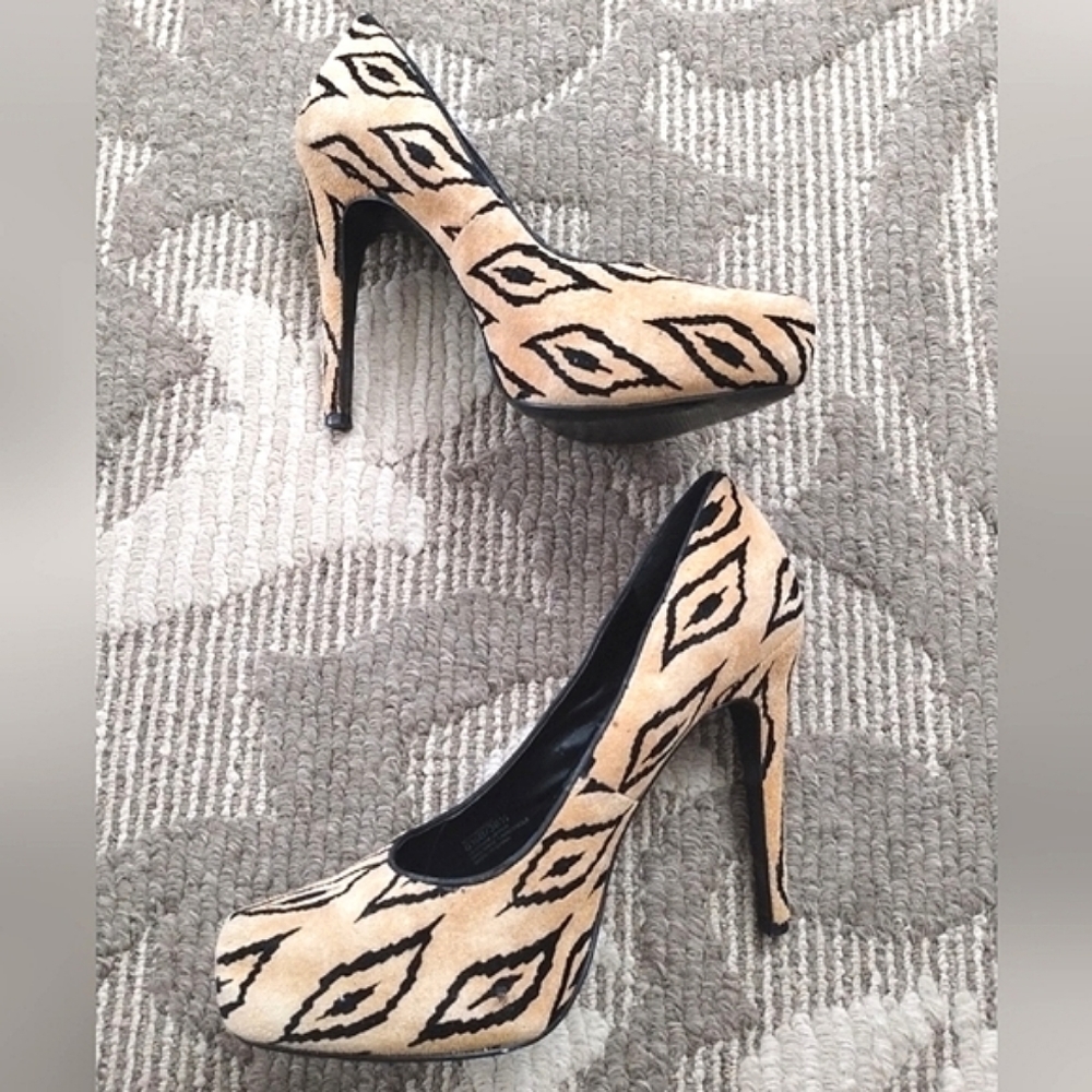 Ikat Print Heels by BCBG